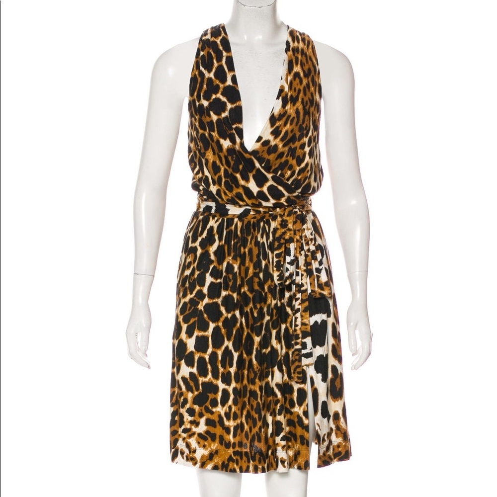 Worn Once Robert Rodriguez Leopard Dress